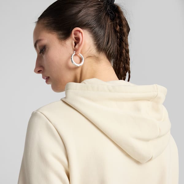 Sudadera con capucha para mujer logo Essentials No. 1, Alpine Snow, extralarge